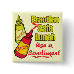 Practice Safe Lunch buttons
