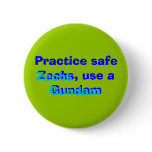Practice safe Zechs, use a Gundam, Gundam, Zechs Pins