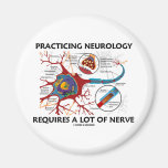 Practicing Neurology Requires A Lot Of Nerve Fridge Magnet