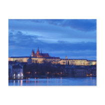 Prague castle post card