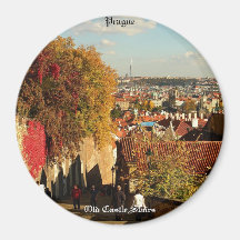 Prague - Old Castle Stairs Magnet