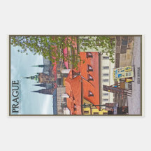 Prague - St Vitus Cathedral Rectangular Sticker
