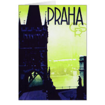 Praha Greeting Card