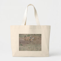 Prairie Dog Couple Canvas Bags