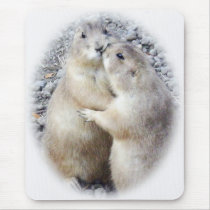 Prairie Dog Kiss Mousepad