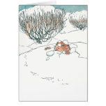 Prairie Dog Pops Out of the Snow Greeting Cards