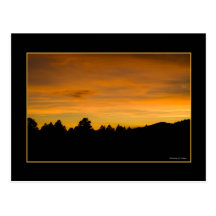 Prairie Hills At Sunset Postcards