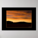Prairie Hills At Sunset posters