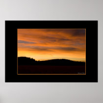 Prairie Hills At Sunset