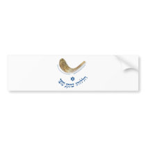 Praise Him with the blast of the horn - the shofar Bumper Stickers