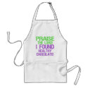 Praise the Lord! I Found Healthy Chocolate! aprons