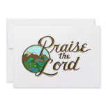Praise the Lord Nature Scene Custom Invite