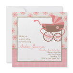 Pram Baby Shower Invitation