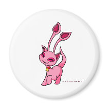 Prancing pink Aisha magnets