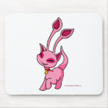 Prancing pink Aisha mousepads
