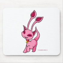 Prancing pink Aisha mousepads