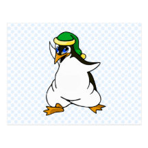 Prankster Penguin Post Cards