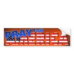 Pray for America 4 bumper stickers
