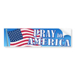 Pray for America bumper stickers