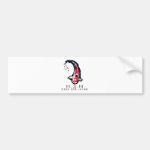 Pray For Japan Bumper Sticker