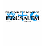 Pray for Jerusalem Women's T-Shirt, light