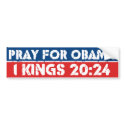Pray for Obama bumper stickers