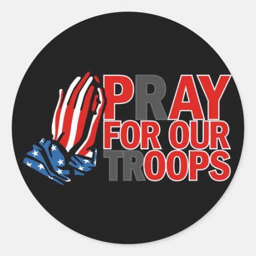 Pray for Our Troops - Pay for our 'oops' Sticker