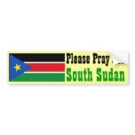 Pray for South Sudan Bumper Stickers