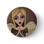 Prayer Angel - button