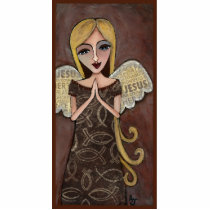 Prayer Angel - Christmas ornament Acrylic Cut Outs