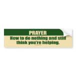 Prayer bumper stickers