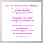 Prayer for a Lovely Couple on their Wedding Day... posters