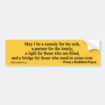 Prayer for the Sick Bumper Sticker
