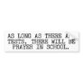 Prayer In School Bumper Stickers