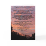Prayer of Alzheimer's Sufferer cards