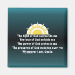 Prayer of Protection Fridge Magnet