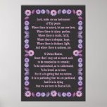 PRAYER OF ST FRANCIS posters