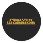 Prayer Warrior Products Round Sticker