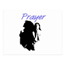 PRAYER - Woman Praying Post Cards