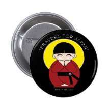 Prayers for Japan Button