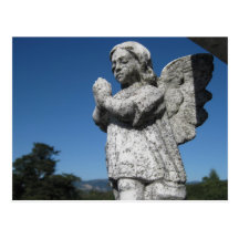 Praying angel 2 post card