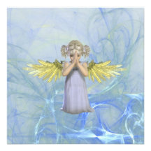 Praying Angel Invitations