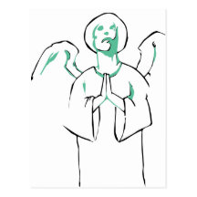 Praying Angel Postcard