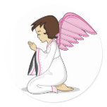 Praying Angel Sticker