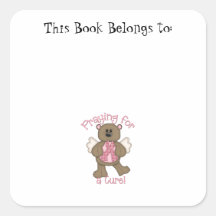 Praying for a Cure Square Stickers