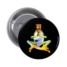 Praying Frog Buttons
