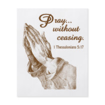 Praying Hands Custom Flyer