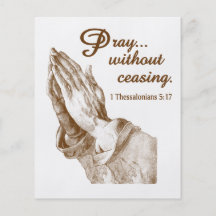 Praying Hands Custom Flyer