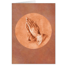 Praying Hands Greeting Card