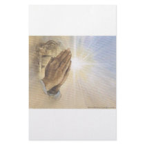 Praying Hands Stationery Design